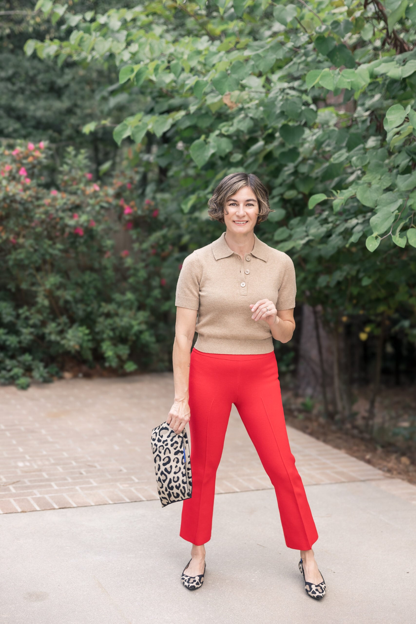 Fall Fashion 2024 Red and Leopard Print