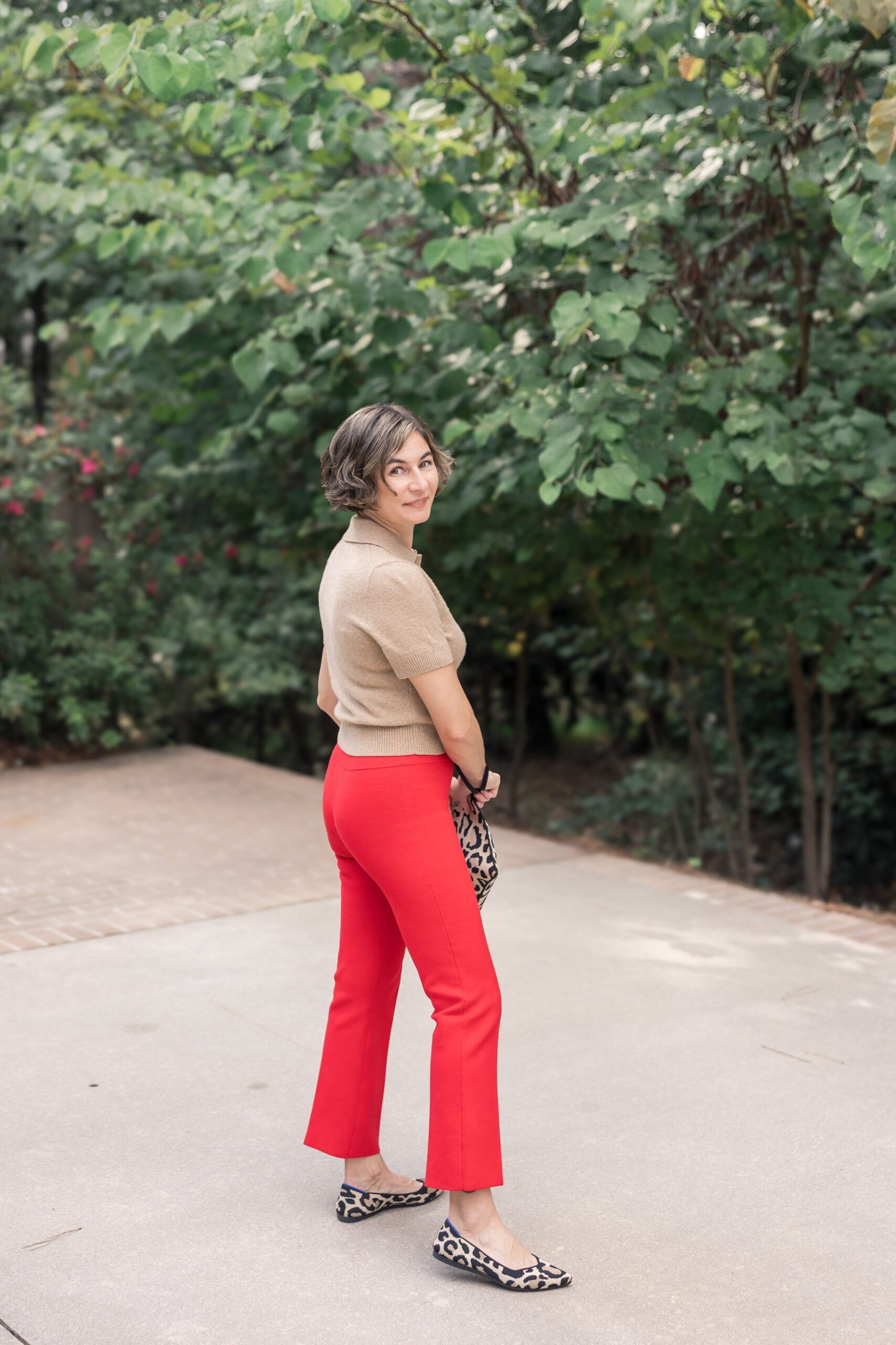Fall Fashion 2024 Red and Leopard Print