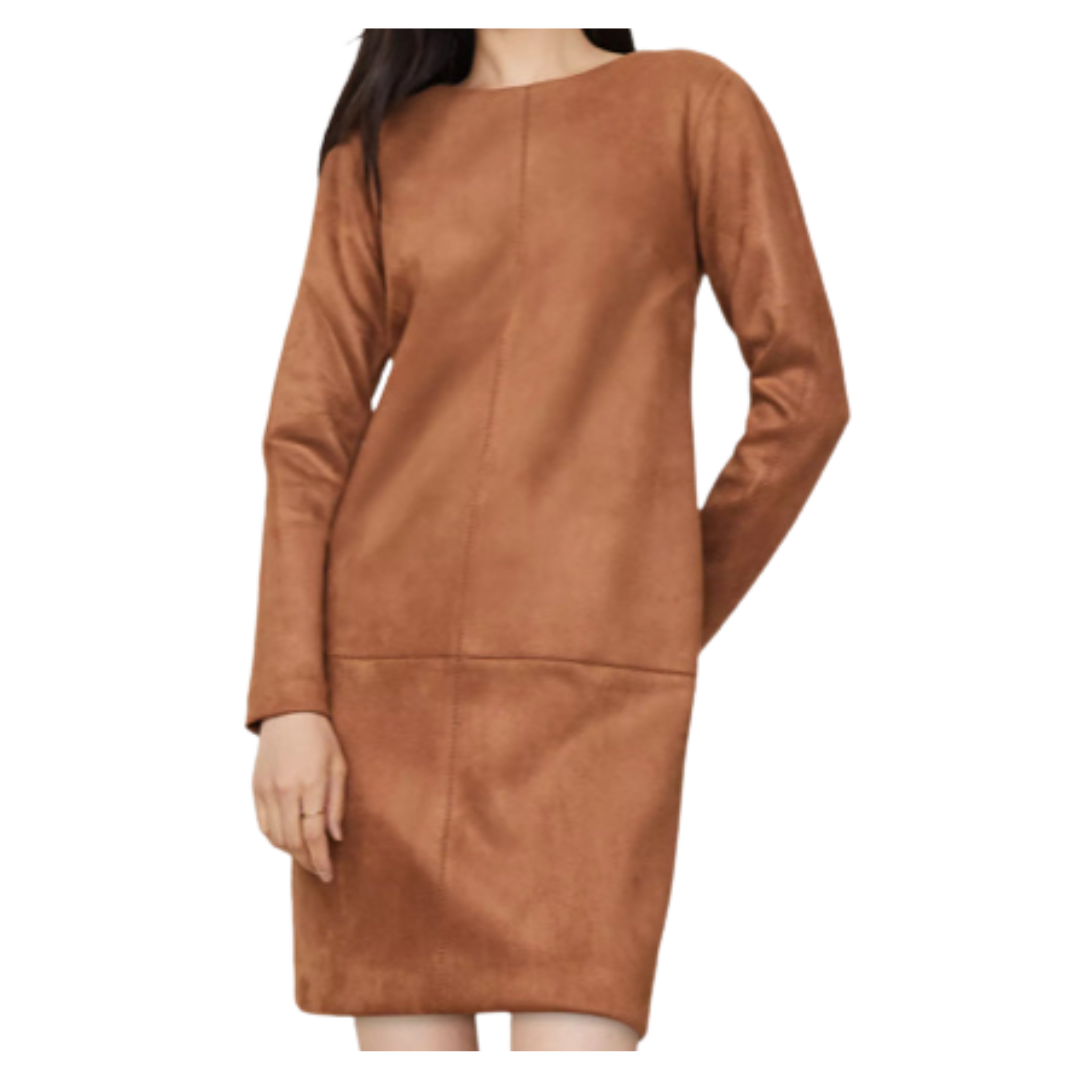 faux suede shift dress | Readers' Favorites 09/29-10/06