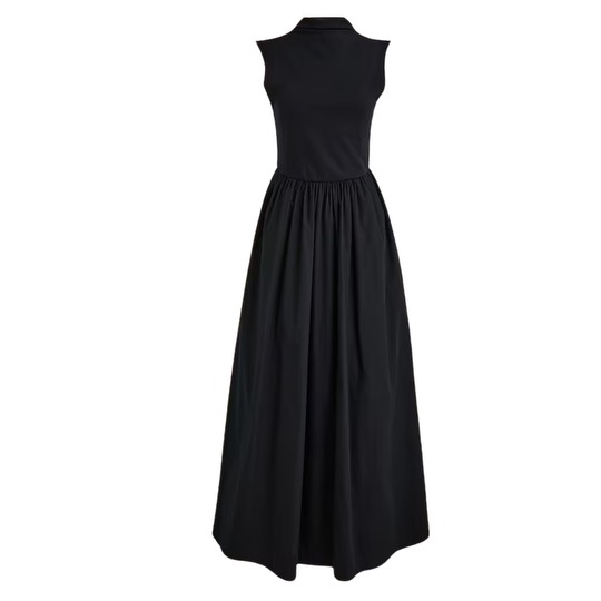 knit mockneck dress
