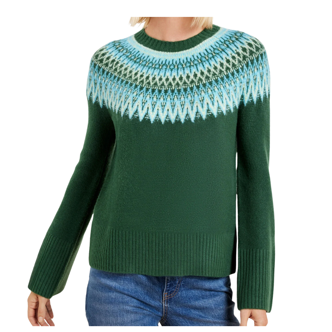 LWD for Spring 588 fair isle sweater | Sweater Weather Season