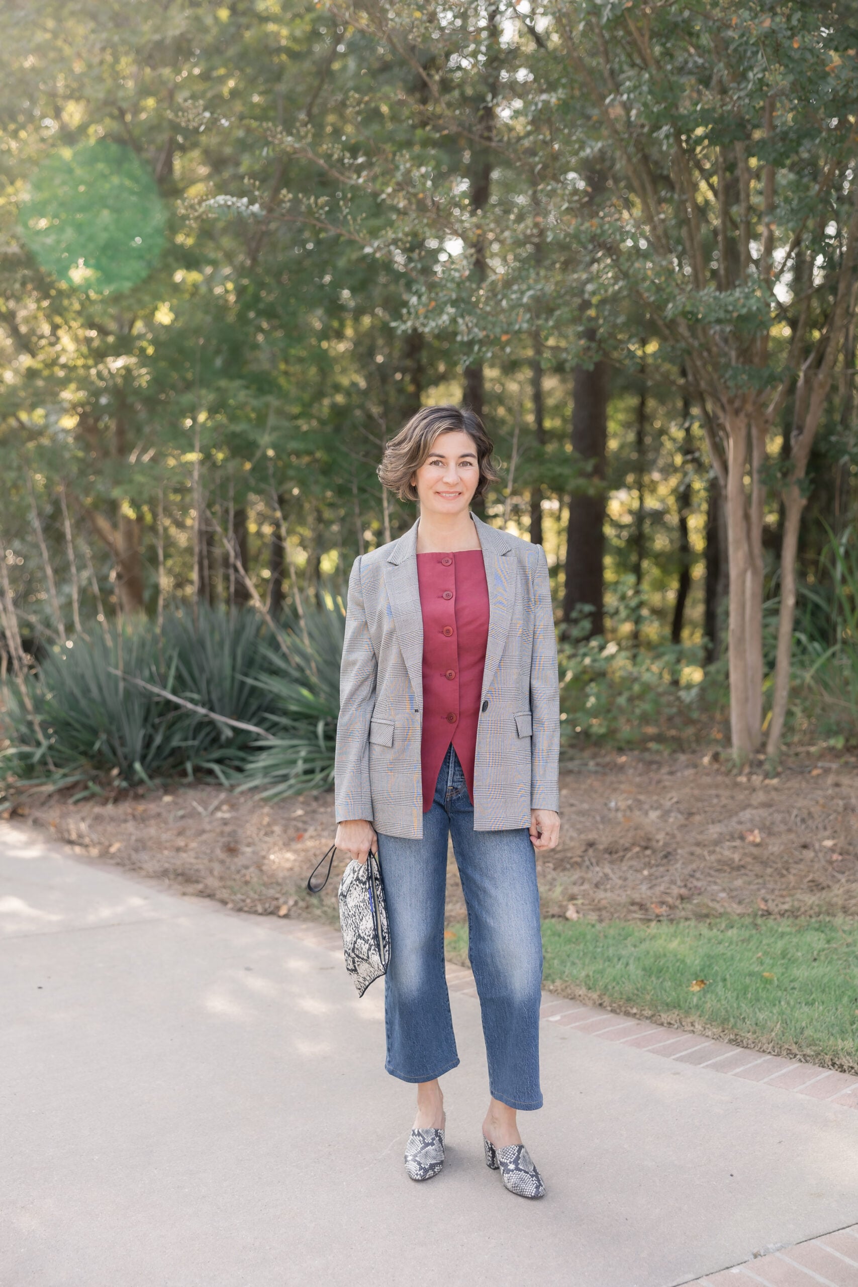 square neck vest