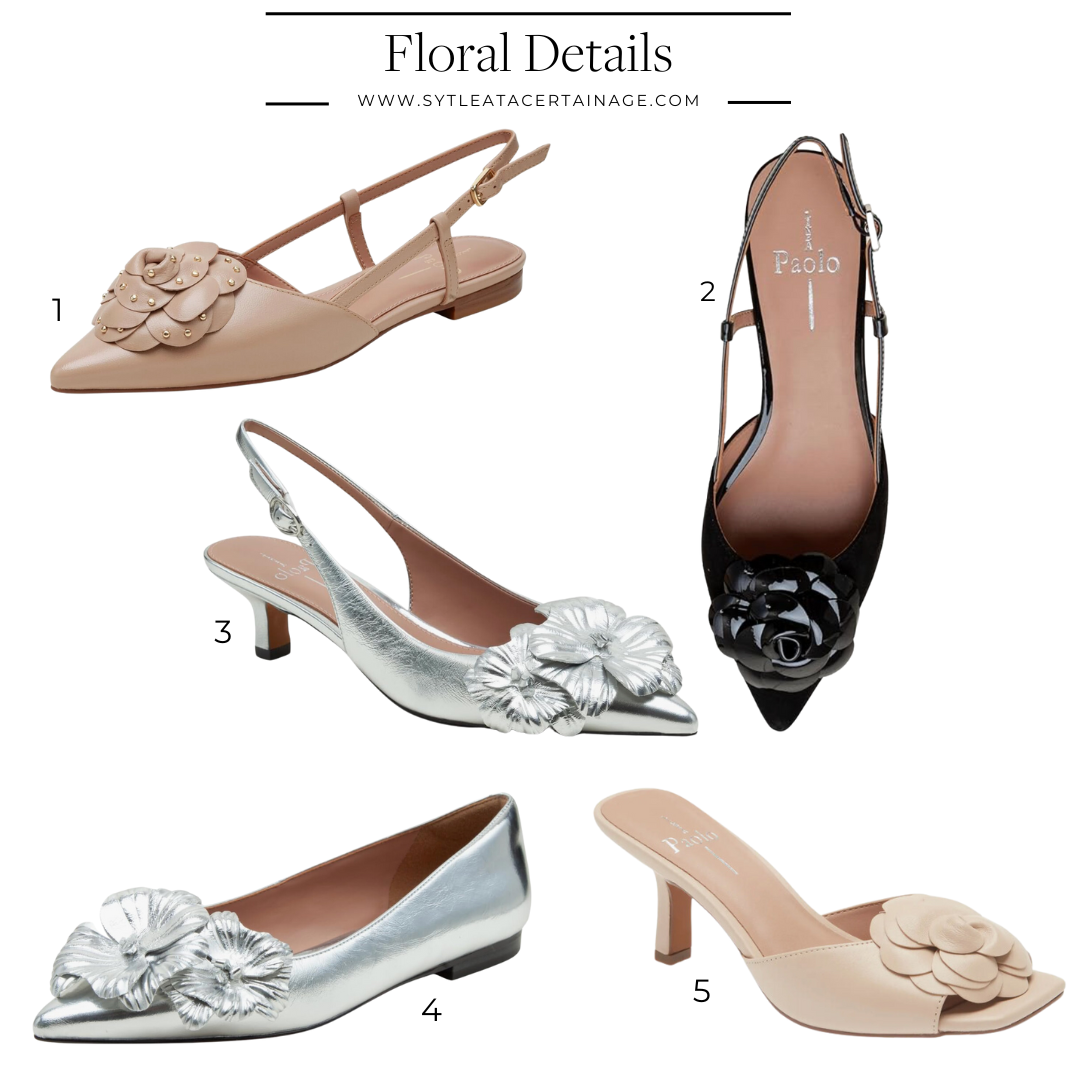 Floral Detailed Shoes