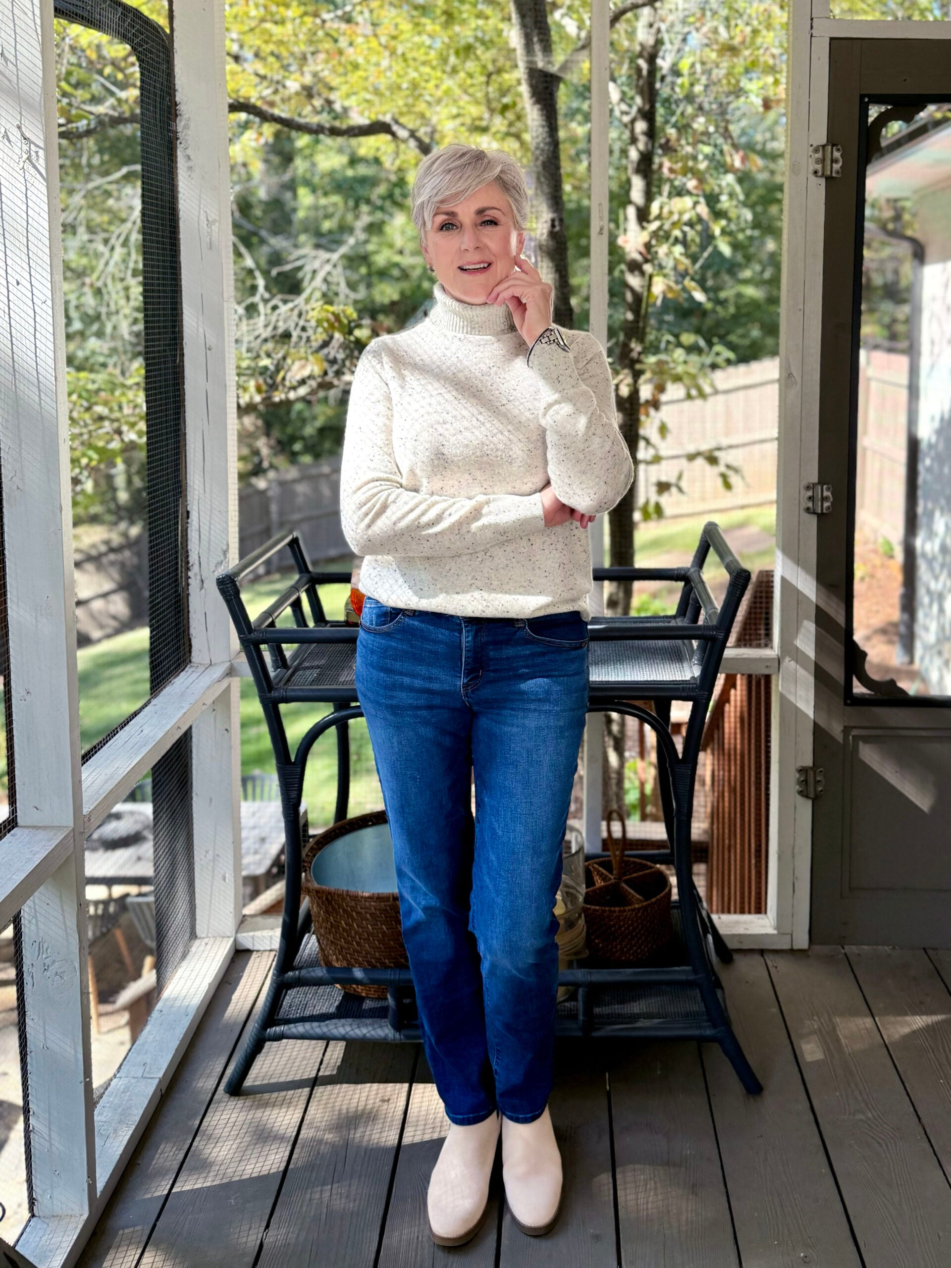 cashmere turtleneck outfit | Welcome November
