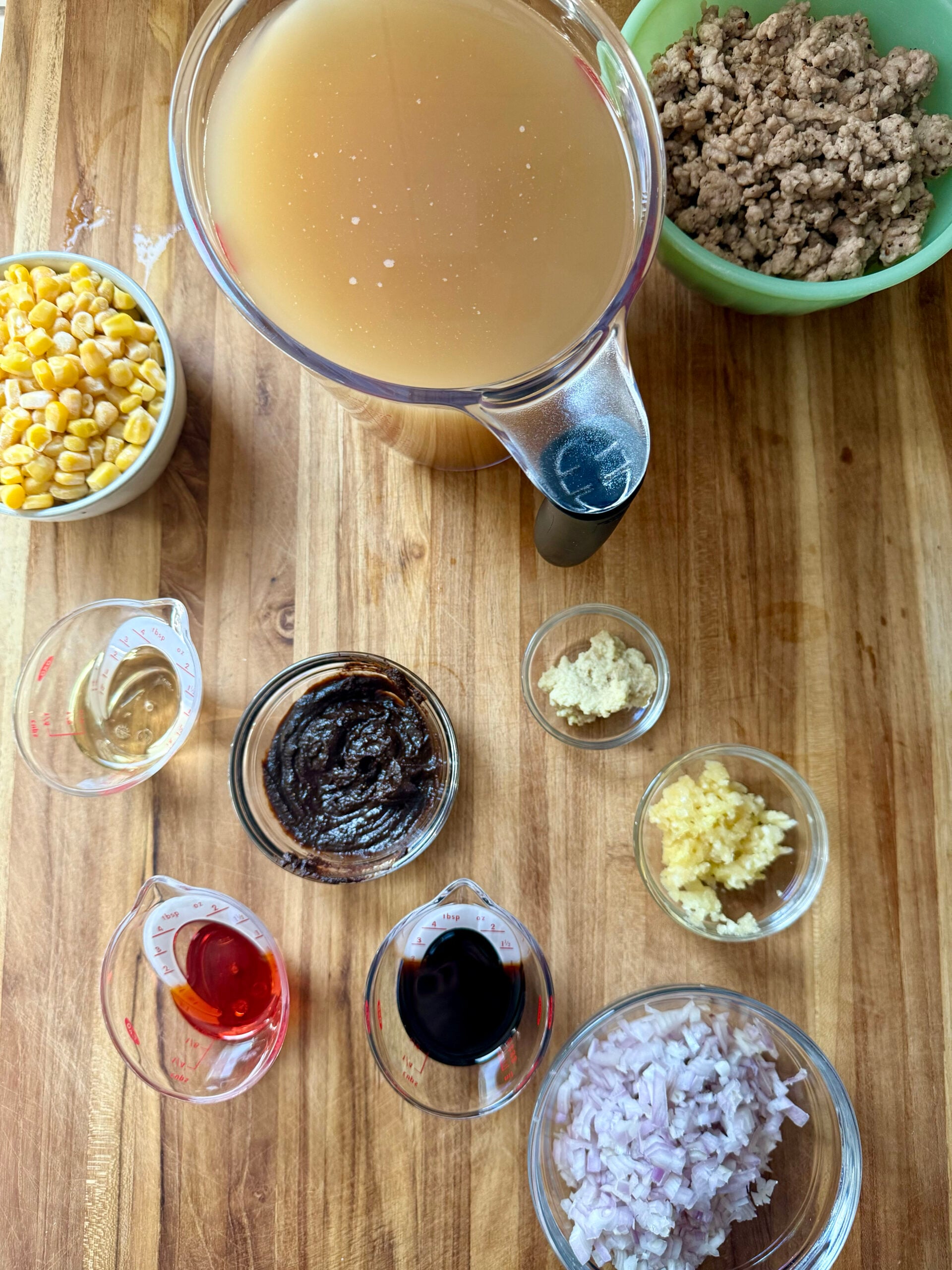broth and other ingredients