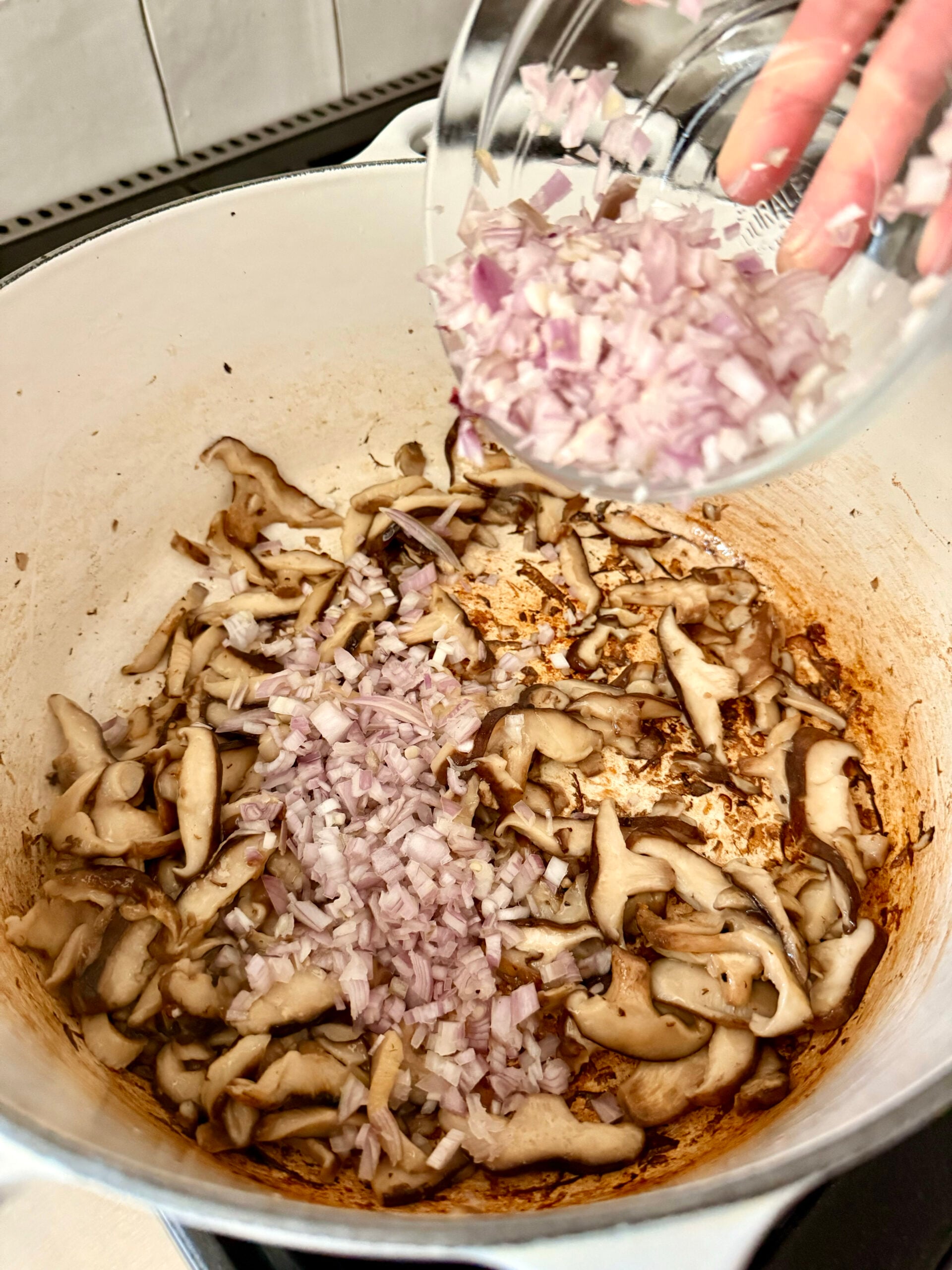 add shallots