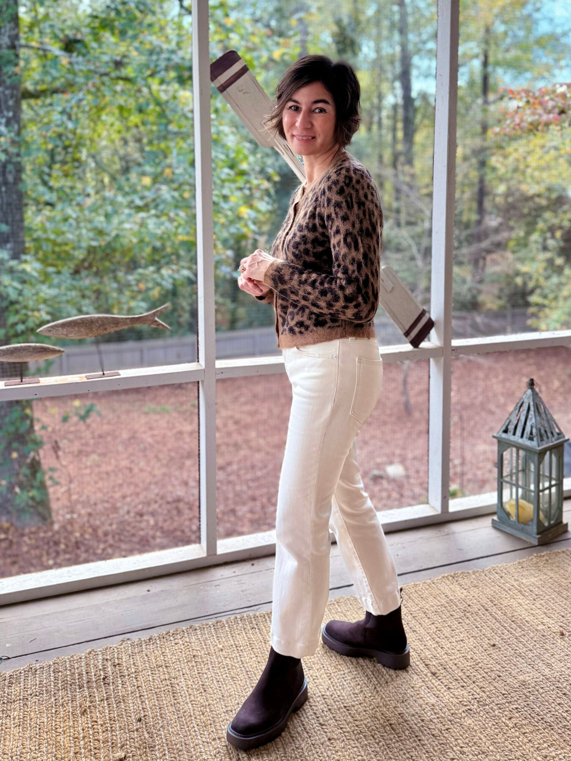brushed lady jacket fall outfit