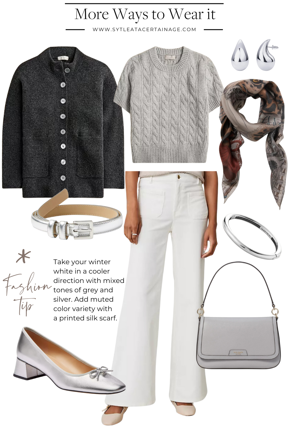 silver and gray Thanksgiving Outfit
