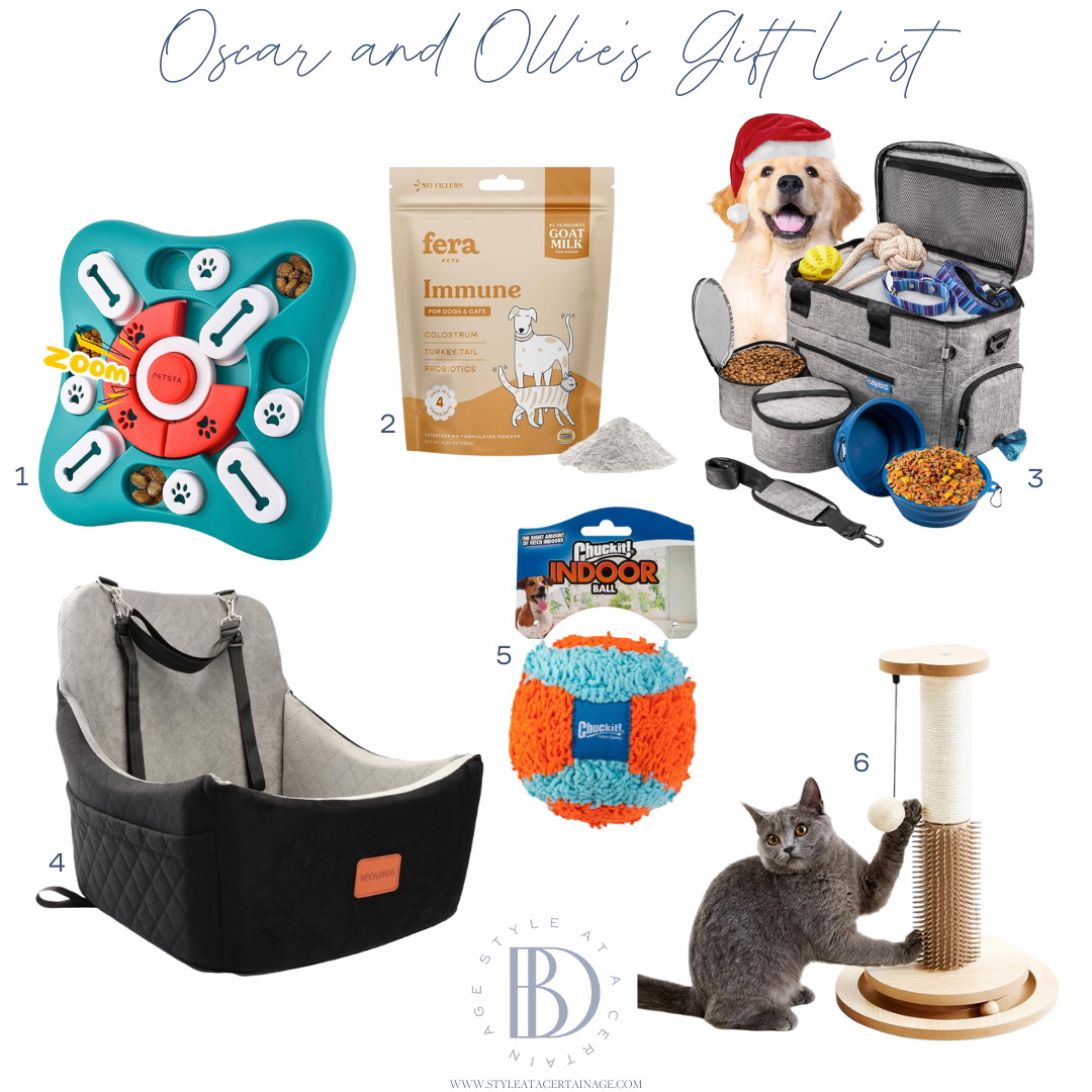 Oscar and Ollie's Gift List 4 Oscar and Ollie's Gift List 4