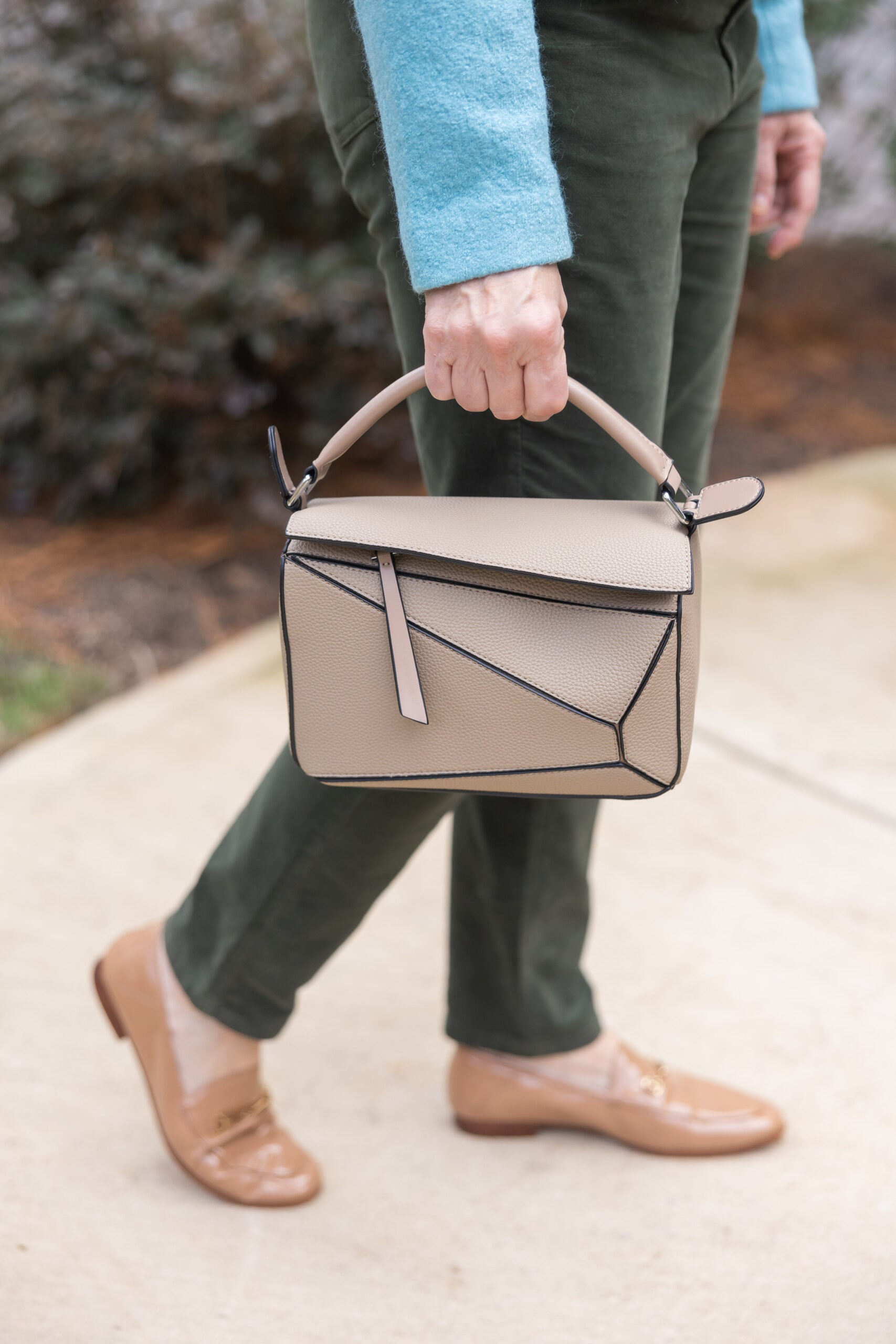 leather handbag