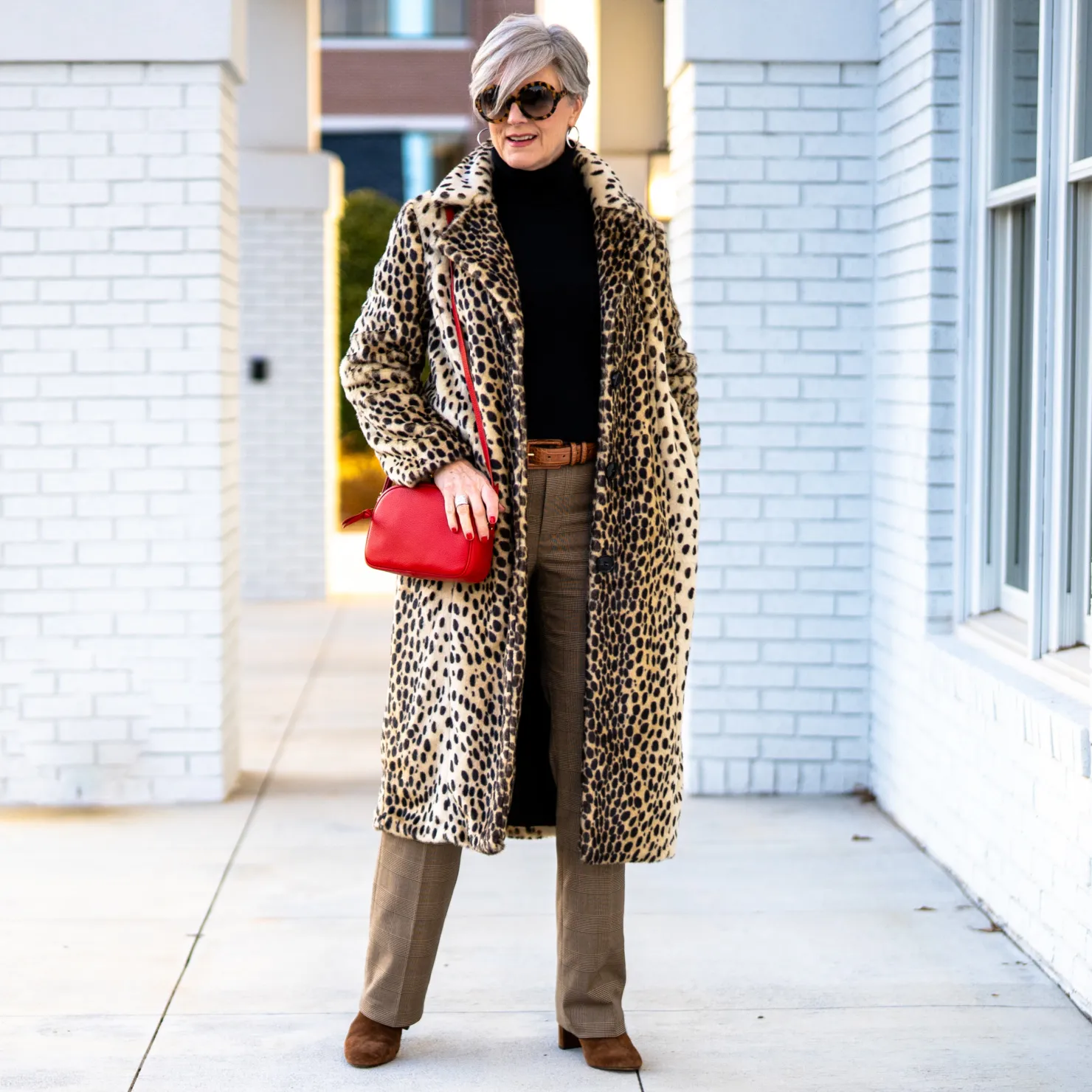 Animal Print Statement Coat