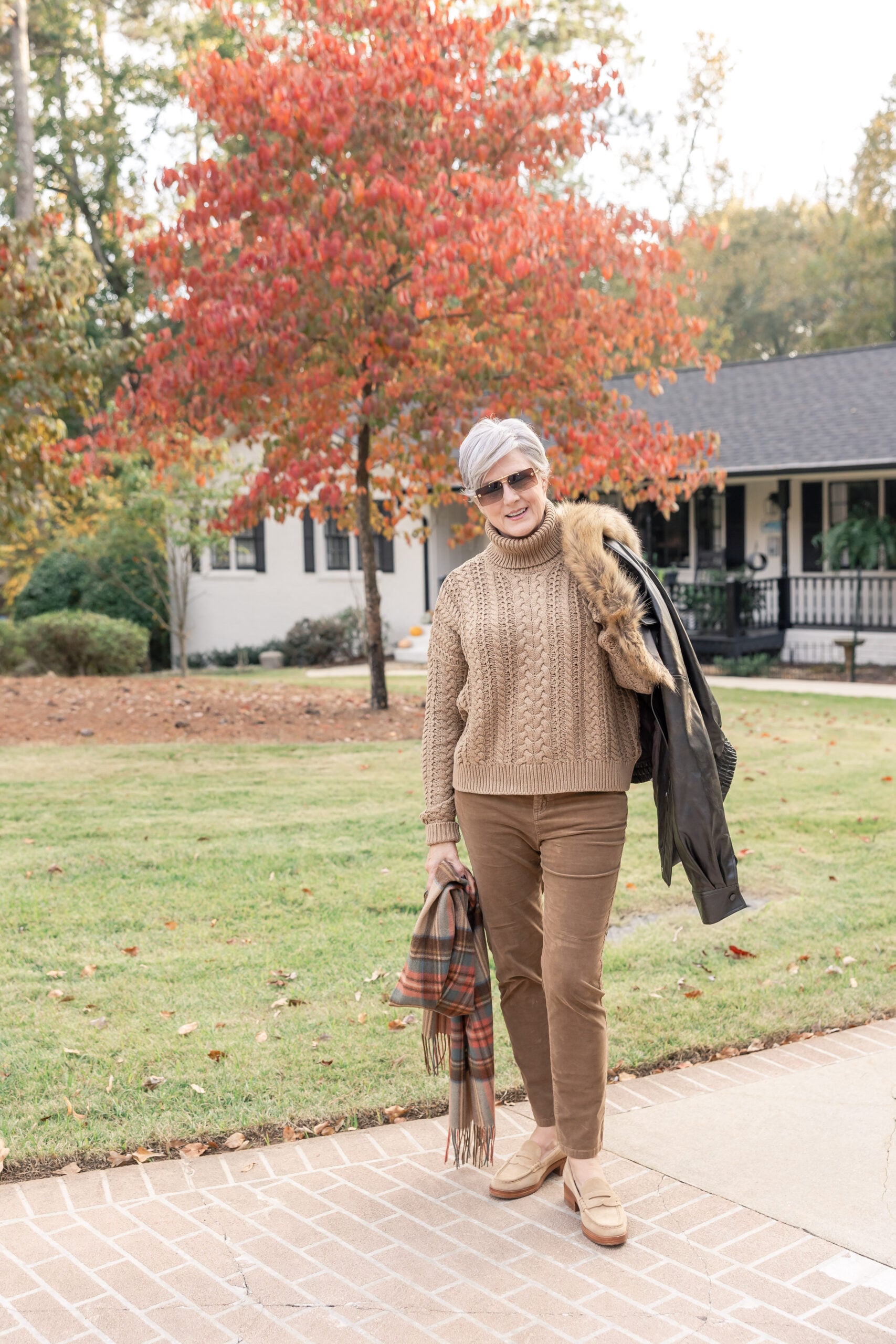 brown fall fashion