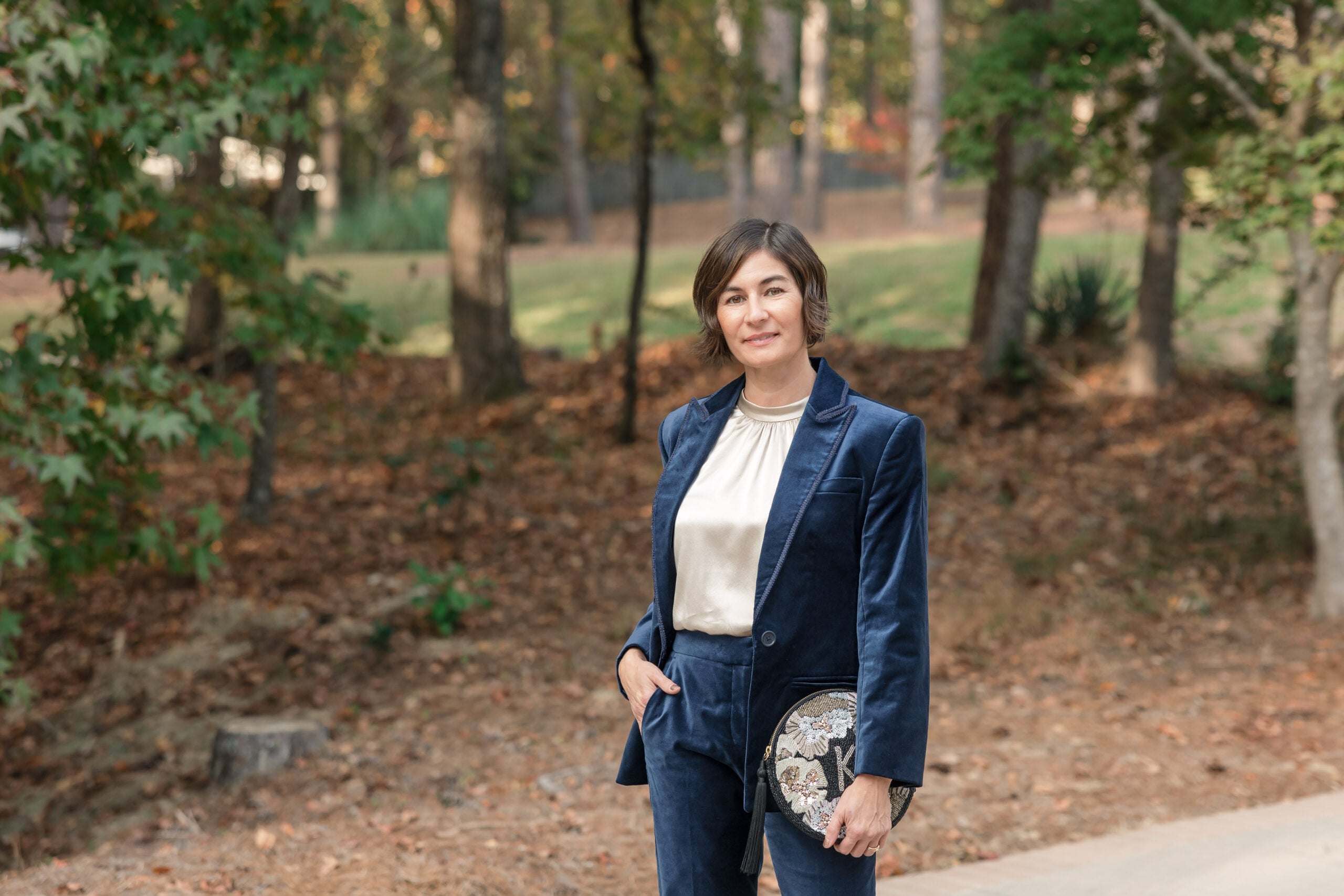 silk and velvet combo