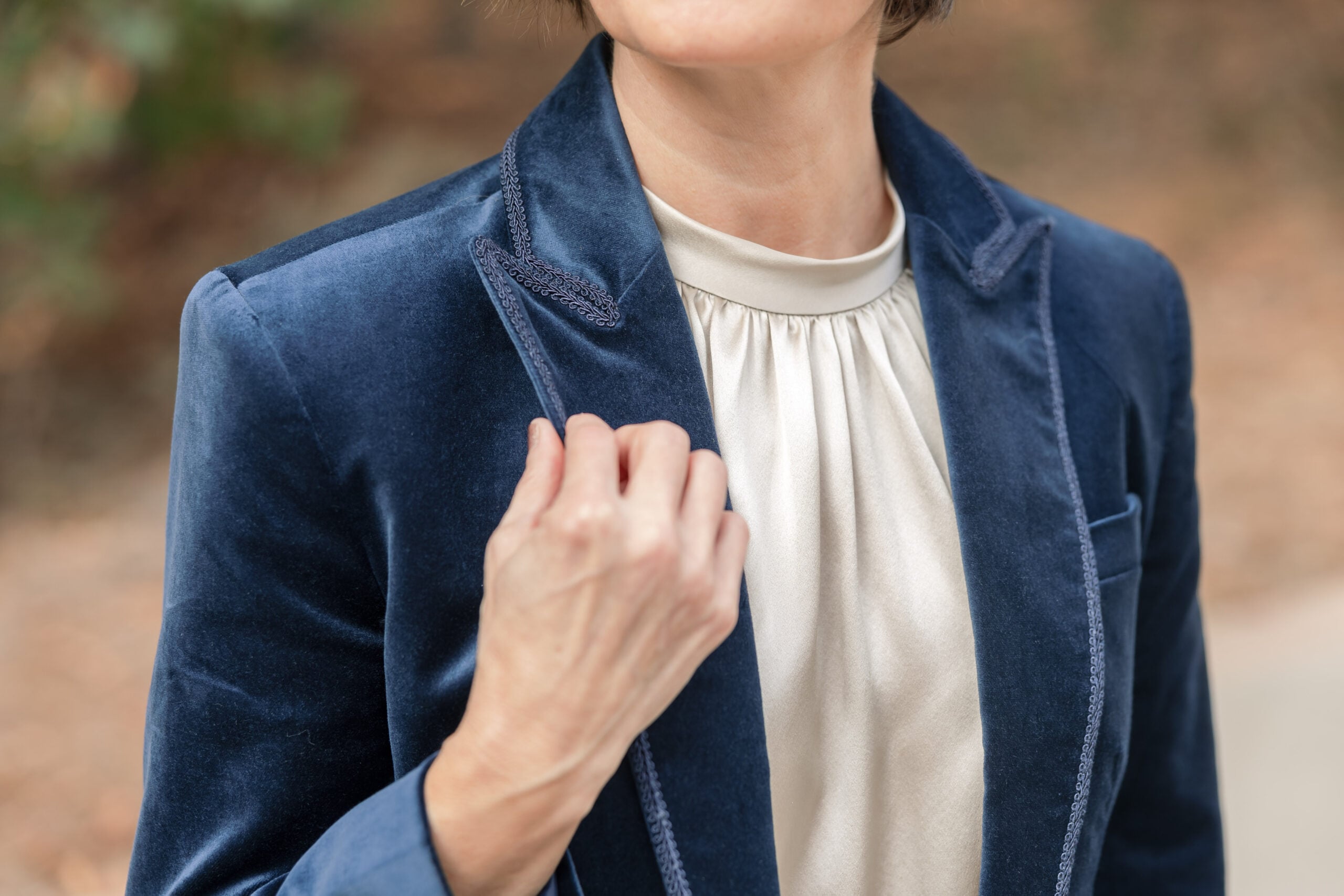 Velvet blazer