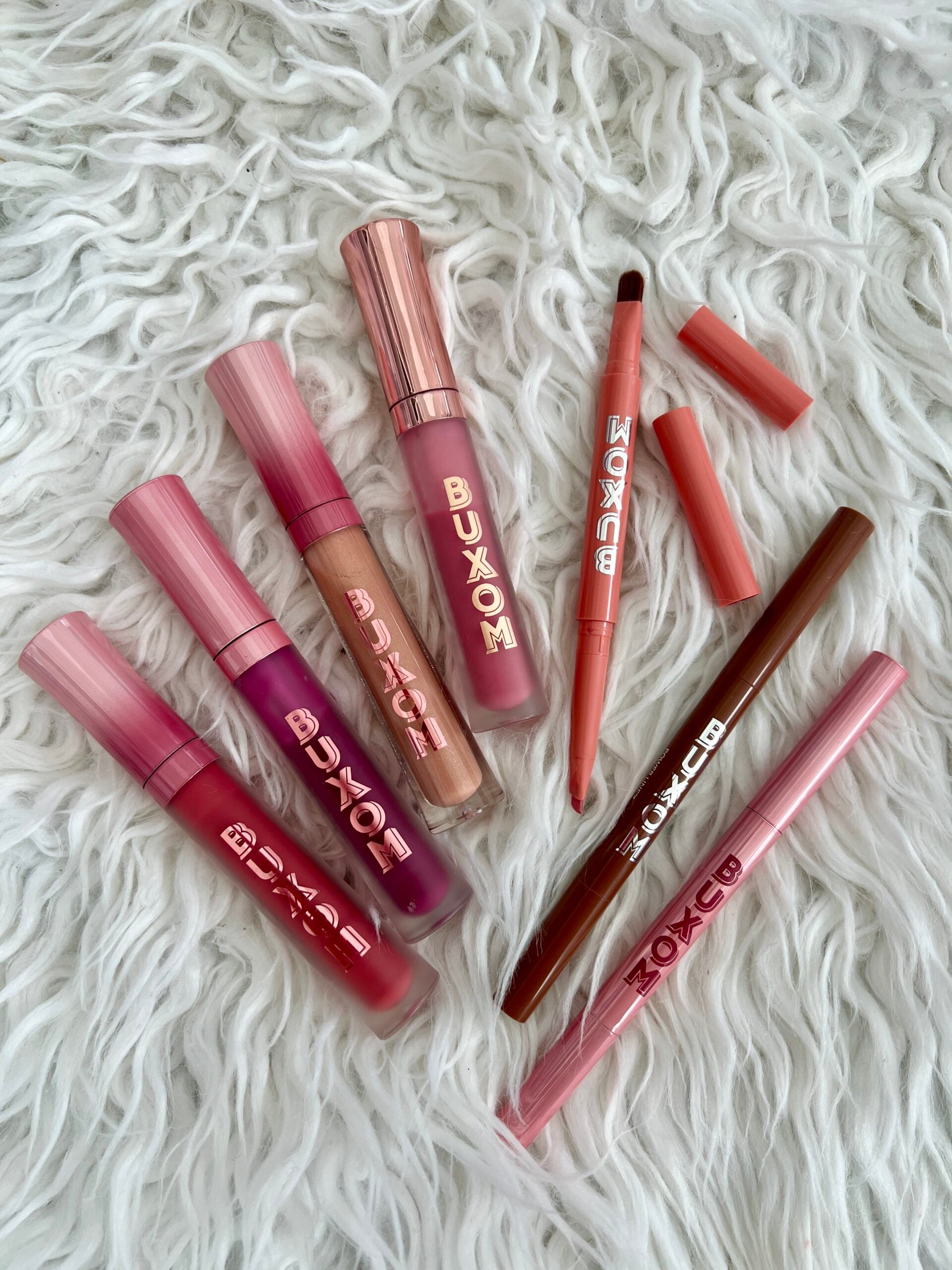 plumping lip gloss and lip liners