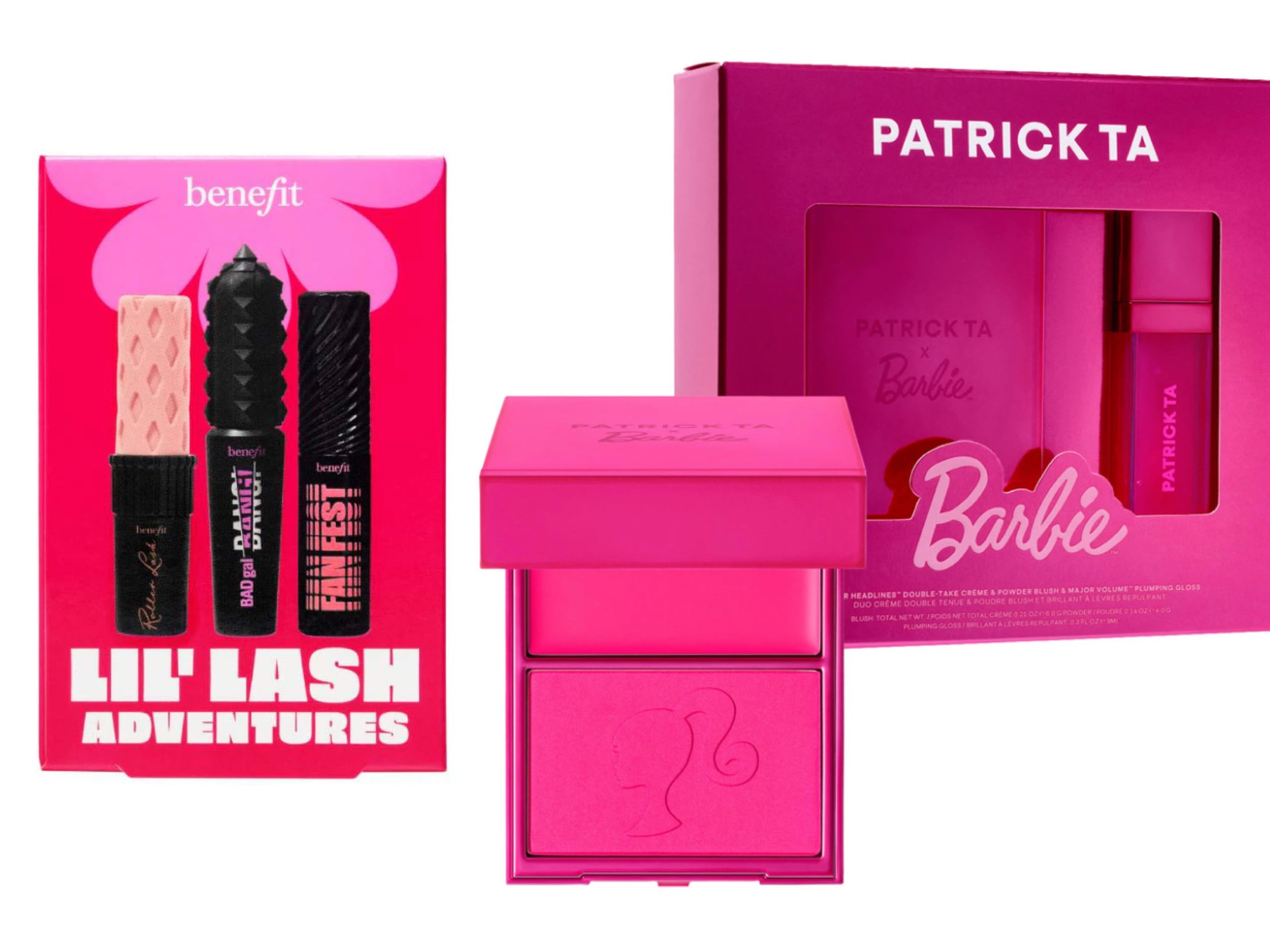 Patrick Ta x Barbie Blush Duo + Lip Plumper set