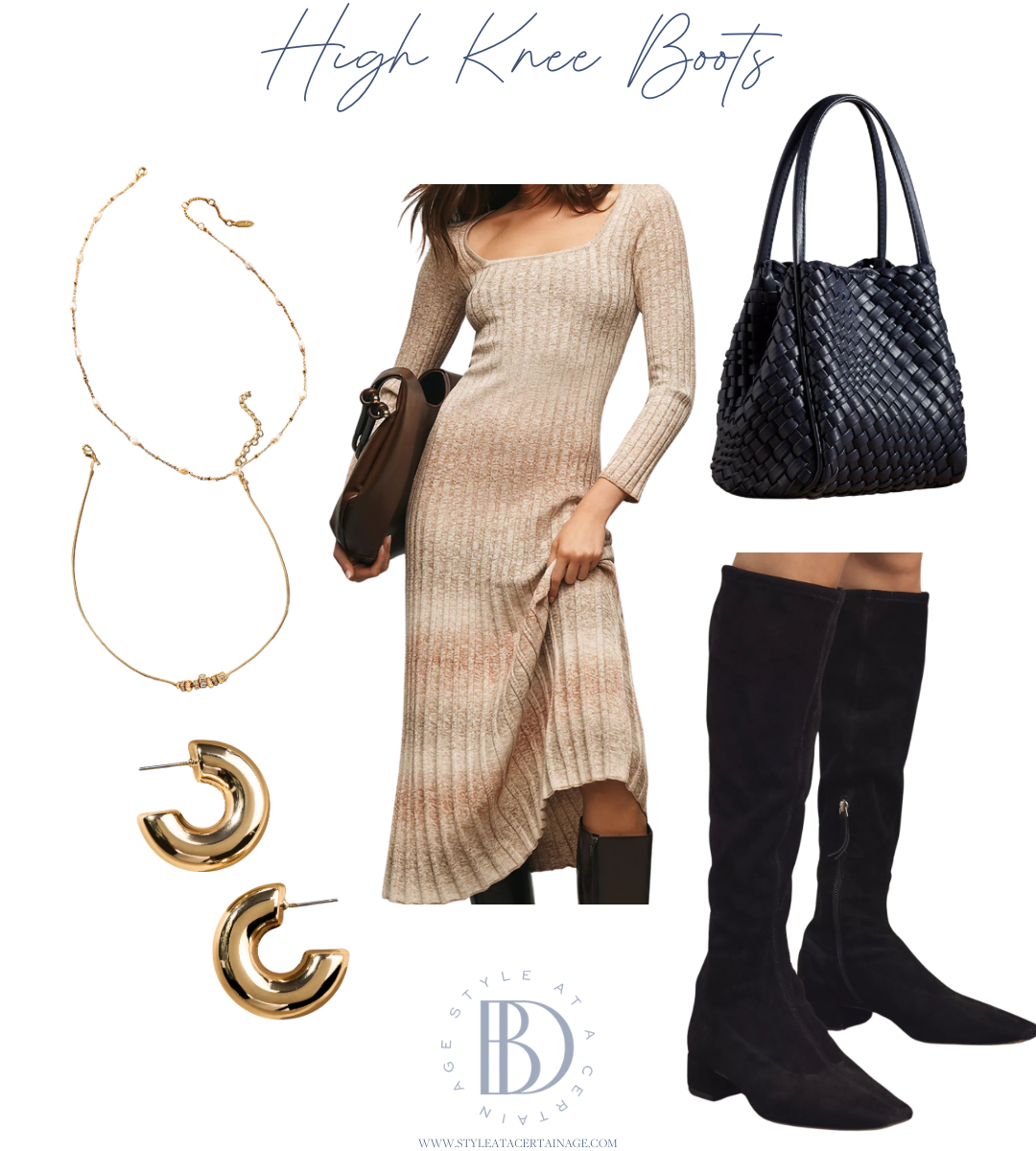 high knee boots outfit