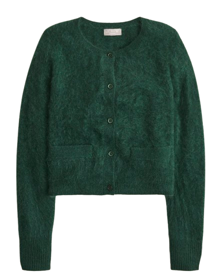 Brushed Cashmere Cardigan