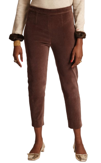 Frances Valentine Velvet Cigarette Pants