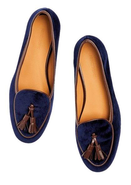 J.McLaughlin Velvet Tassel Loafers