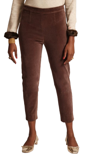 Velvet Cigarette Pants