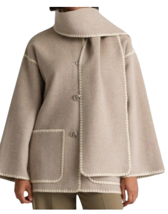 Wool Scarf Coat