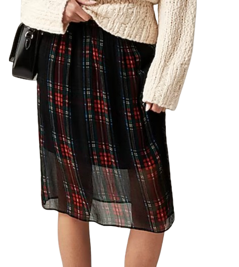 Gwen Knee Length Slip Skirt
