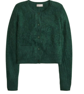 Brushed Cashmere Fitted Sweater