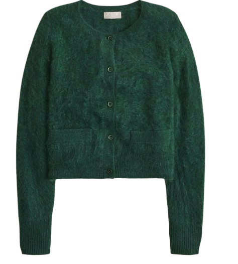 Brushed Cashmere Fitted Sweater