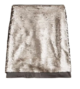 Chiffon Lined Sequin Skirt