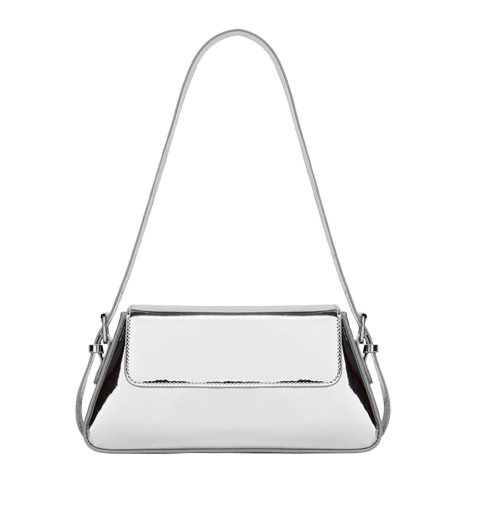 Silver Hobo Tote