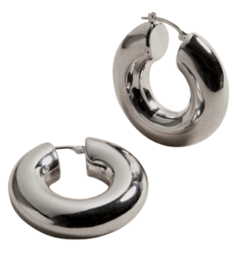 Silver Hoop Earrings