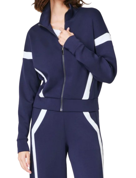 Spanx AirEssentials Striped Track Jacket