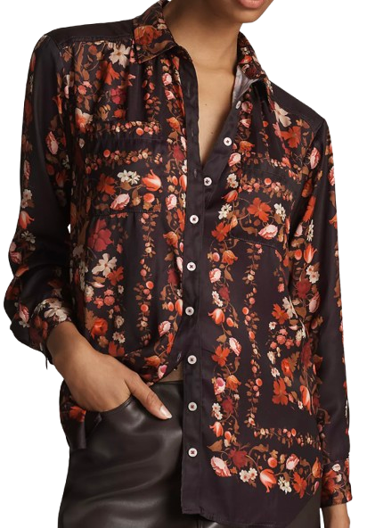 Anthropologie Relaxed Button Down Blouse