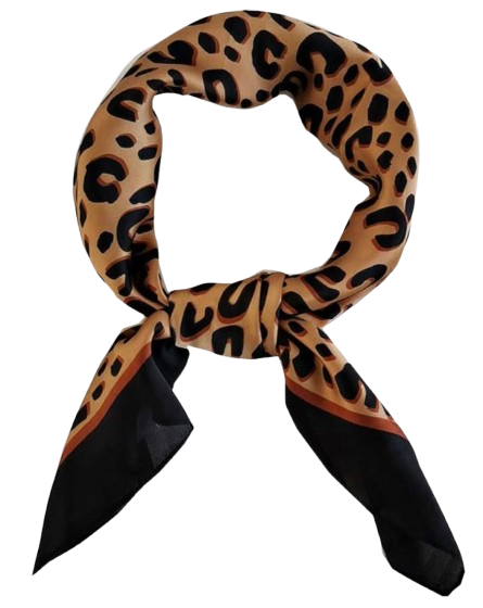 Leopard Square Scarf