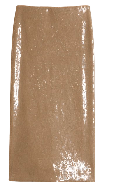 Banana Republic Stretch Sequin Midi Skirt