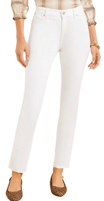 Talbots Slim Ankle Jeans – White