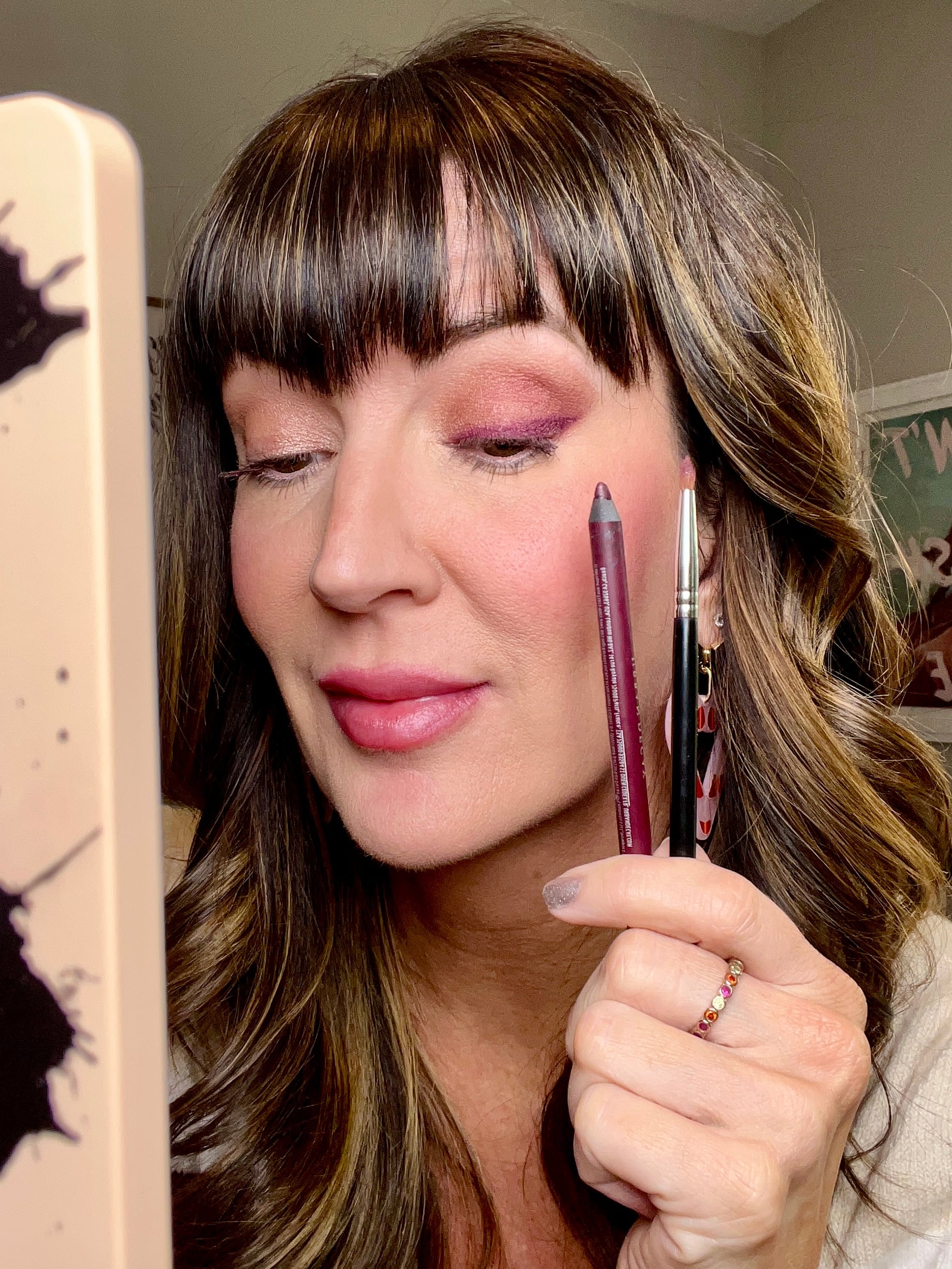 burgundy eye pencil