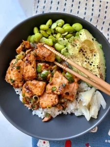 This Teriyaki Salmon Bowl Might Be the Best Thing You Meal Prep All Week