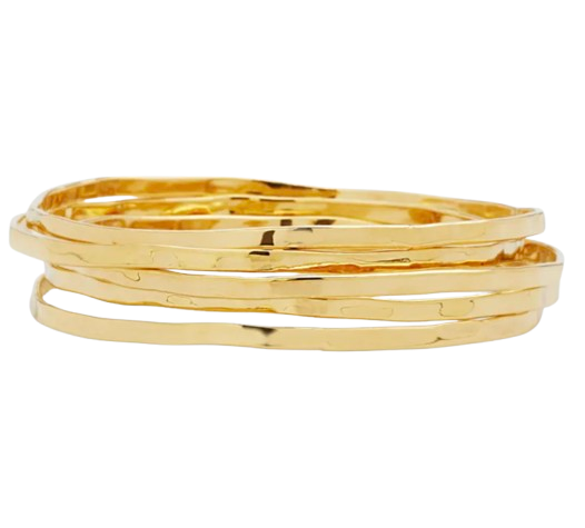 Soko Maji Gold Bangles – Set of 3