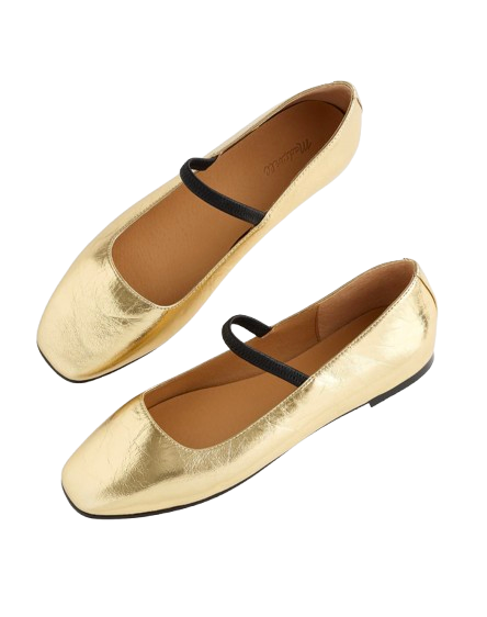 Madewell Greta Ballet Flat – Gold