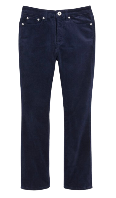Vineyard Vines Mid Rise Kick Flare Cords – Navy