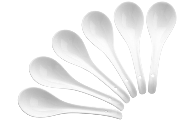 Ceramic Soup Spoons