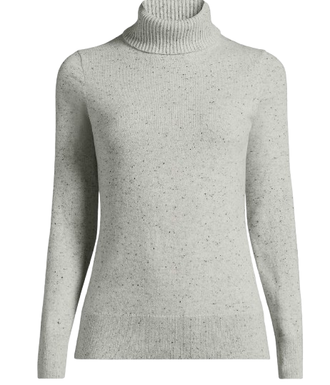 Lands’ End Cashmere Turtleneck Sweater
