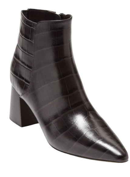 Cole Haan Catlyn Bootie – Dark Chocolate Croc
