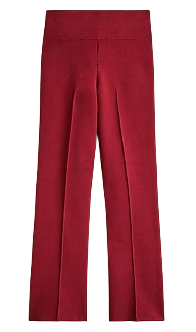 J.Crew Delaney Kickout Sweater Pant – Burgundy