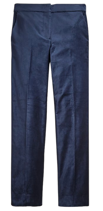 J.Crew Kate Slim-Fit Pant in Velvet
