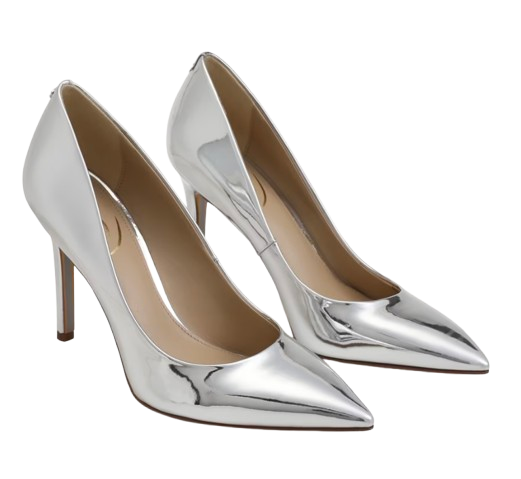 Sam Edelman Hazel Pointed Toe Pump – Mirror Silver