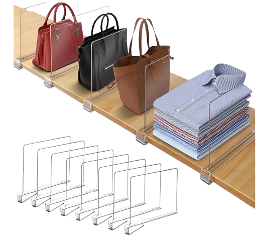 Acrylic Shelf Dividers