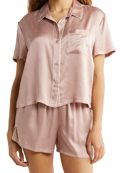 Nordstrom Washable Silk Short PJs